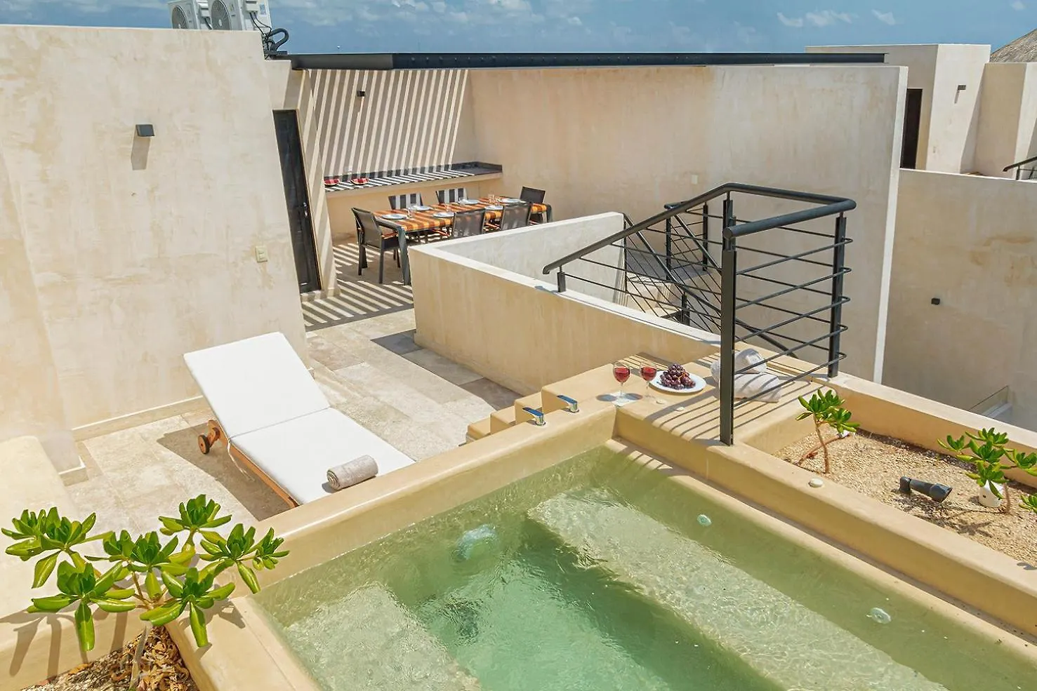 2Br Penthouse With Private Jacuzzi At Aldea Zama Apartment Tulum