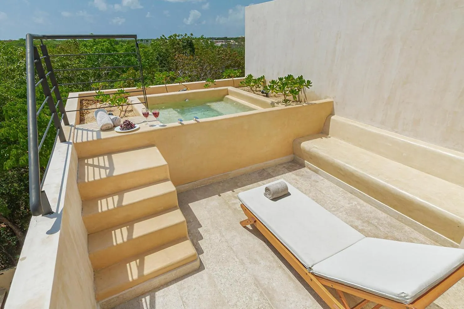 2Br Penthouse With Private Jacuzzi At Aldea Zama Apartment Tulum Mexico